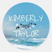 Strand bruiloft zegels (Voorkant)