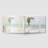 Strand Bruiloftprieel Bloemstuk Bruiloft Gastenboek (Volledig)