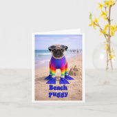 Strand Buggy Kaart (Gele Bloem)