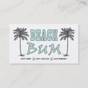 Strand Bum Palm Tree Persoonlijk Visitekaartje
