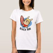 Strand Bun Funny Bunny Pun T-shirt (Voorkant)