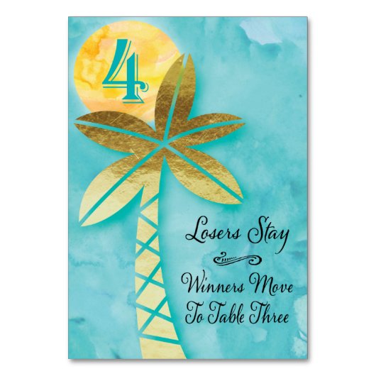 Strand Bunco Tafel Kaart #4 (Achterkant)