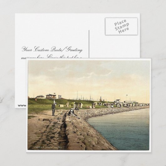 Strand, Busum, Sleeswijk-Holstein, Duitsland, zeld Briefkaart (Voorkant / Achterkant)