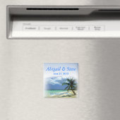 Strand Cabo Resort Bruiloft Favor Keepsake Magneet (Insitu (Vaatwasser))