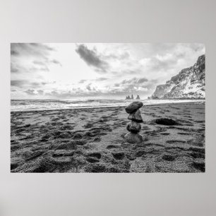 Strand Cairn Balans Poster