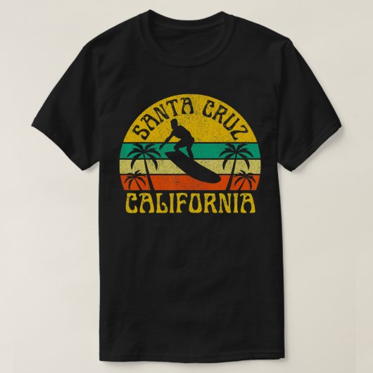 Strand Californië Surfen Surfer Ocean  T-shirt (Design voorkant)