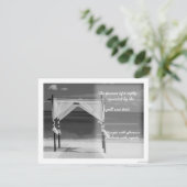 strand canopy bw rsvp kaartje (Staand voorkant)