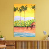 Strand Canvas Afdruk (Insitu (Woonkamer))