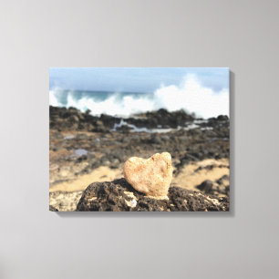 strand canvas afdruk