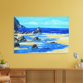 Strand Canvas Afdruk (Insitu (Woonkamer))