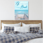 STRAND CANVAS PRINT MET OFFERTE (Insitu (Slaapkamer))