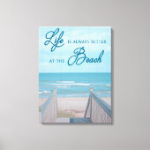 STRAND CANVAS PRINT MET OFFERTE (Voorkant)