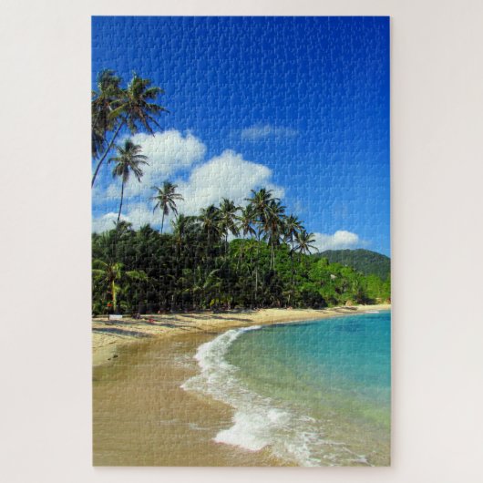 strand caribboon tayrona legpuzzel (Verticaal)
