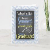 Strand Chalkboard 2025 tweedegraads Afstuderen Kaart (Voorkant)