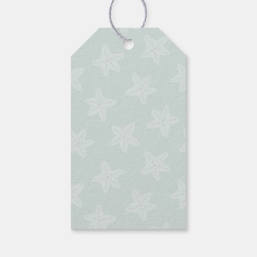 Strand Christmas Sand Pail Cadeaulabel (Achterkant)