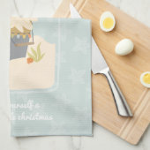 Strand Christmas Sand Pail Theedoek (Quarter Fold)