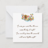 Strand Cocktails Tropical Fruits Party Missing You Notitiekaartje (Achterkant)