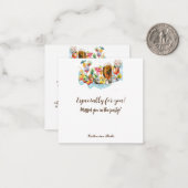 Strand Cocktails Tropical Fruits Party Missing You Notitiekaartje (Voorkant / Achterkant in situ)