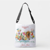 Strand Cocktails Tropische Vruchten Bachelorette P Crossbody Tas (Voorkant)