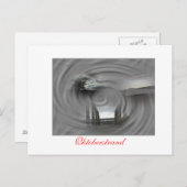 Strand-Collage, Oktoberstrand Briefkaart (Voorkant / Achterkant)