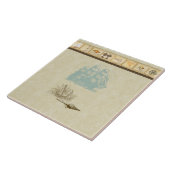  strand Cottage Nautical Map Rosette Ship Tegeltje (Zijkant)