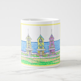 Strand Cottage Trio 2 Geel Jumbo Mok