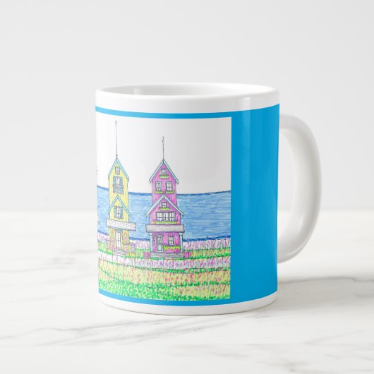 Strand Cottage Trio 2 Jumbo Mok (Voorkant rechts)