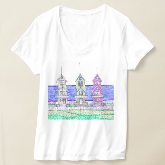 Strand Cottage Trio Vneck Tshirt (Laagn)