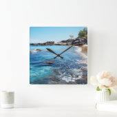 Strand Cove schilderij Vierkante Klok (Huis)