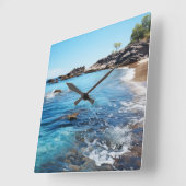 Strand Cove schilderij Vierkante Klok (Hoek)