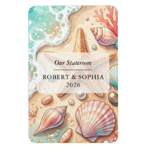 Strand Cruise Schip Huts Magnet Magneet