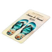 Strand Cruise Schip Huts Magnet Magneet (Linkerzijde)