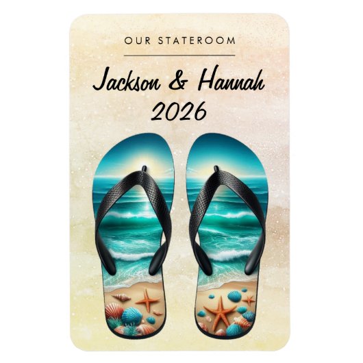 Strand Cruise Schip Huts Magnet Magneet (Verticaal)