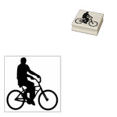 Strand cruiser fiets rijden rubberstempel (Gestempeld)