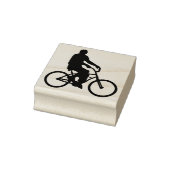 Strand cruiser fiets rijden rubberstempel (Stempel)