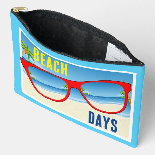 Strand Dagen Groot accessoire zakje Etui (Open)