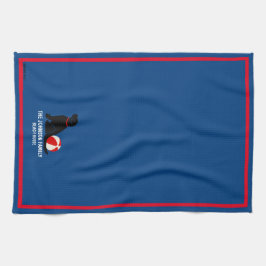 Strand Dagen Zwart Retriever Hond Keukenhanddoek