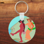 Strand Dans Sleutelhanger (Voorkant)