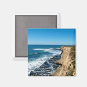 Strand: Davenport, Californië Magneet (Voorkant / Achterkant)