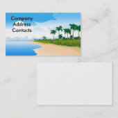 strand_day, CompanyAddressContacts Visitekaartje (Voorkant / Achterkant)
