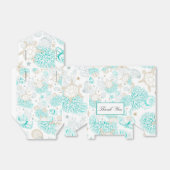 Strand De Liefde Beach Bruiloft Flat Bedankdoosjes (Uitgevouwen)