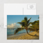 Strand decoratief briefkaart (Voorkant / Achterkant)