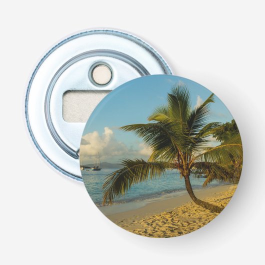 Strand decoratief button flesopener (Voorkant)
