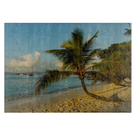 Strand decoratief snijplank (Voorkant)