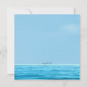 Strand dek uitnodiging (Achterkant)