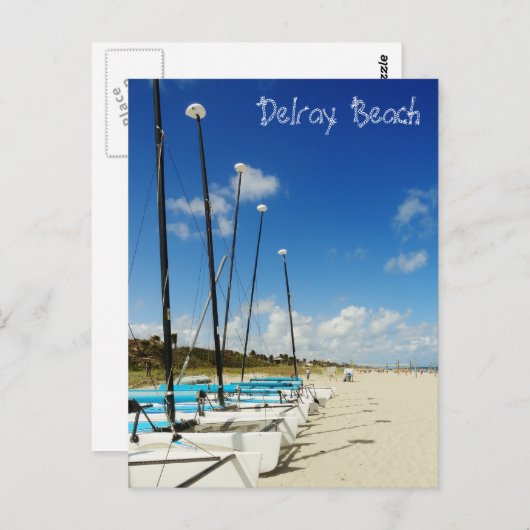 strand Delray Beach / Florida Briefkaart (Voorkant / Achterkant)