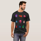 Strand dieren schattig . t-shirt (Voorkant volledig)