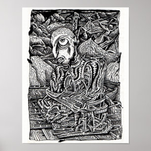 Strand, door Brian Benson Poster