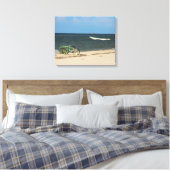 Strand driewieler - Progreso, Yucatan, Mexico Canvas Afdruk (Insitu (Slaapkamer))