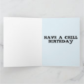 STRAND DRINK VERJAARDAG WENSKAART BEDANKKAART (Binnen)